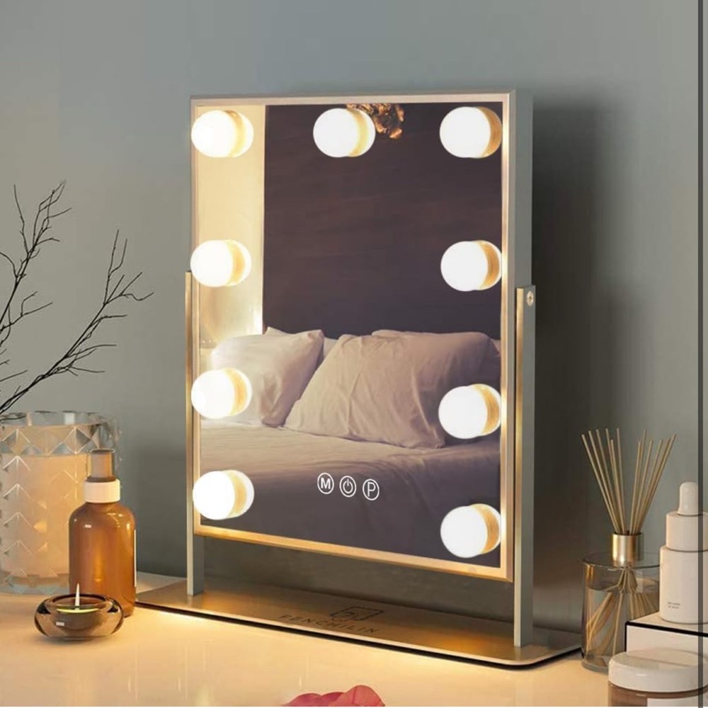 Lighted Vanity Mirror with Multiple Settings